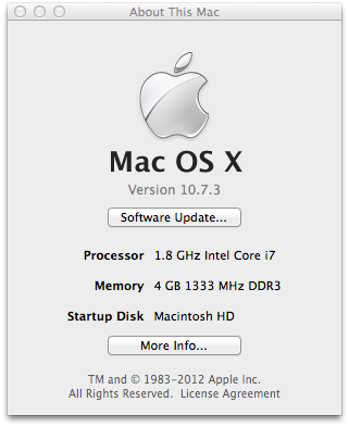 Mac OS X Lion Mac OS X Lion